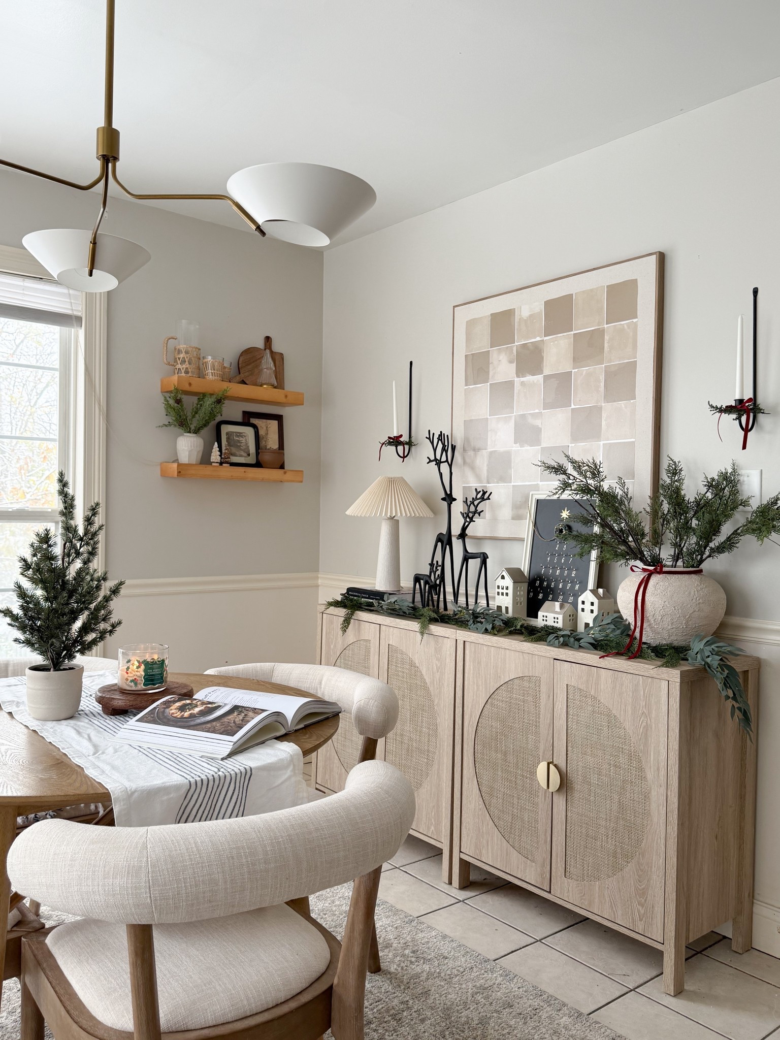 Breakfast nook is ready for Christmas! 

#LTKSeasonal #LTKHoliday #LTKHome