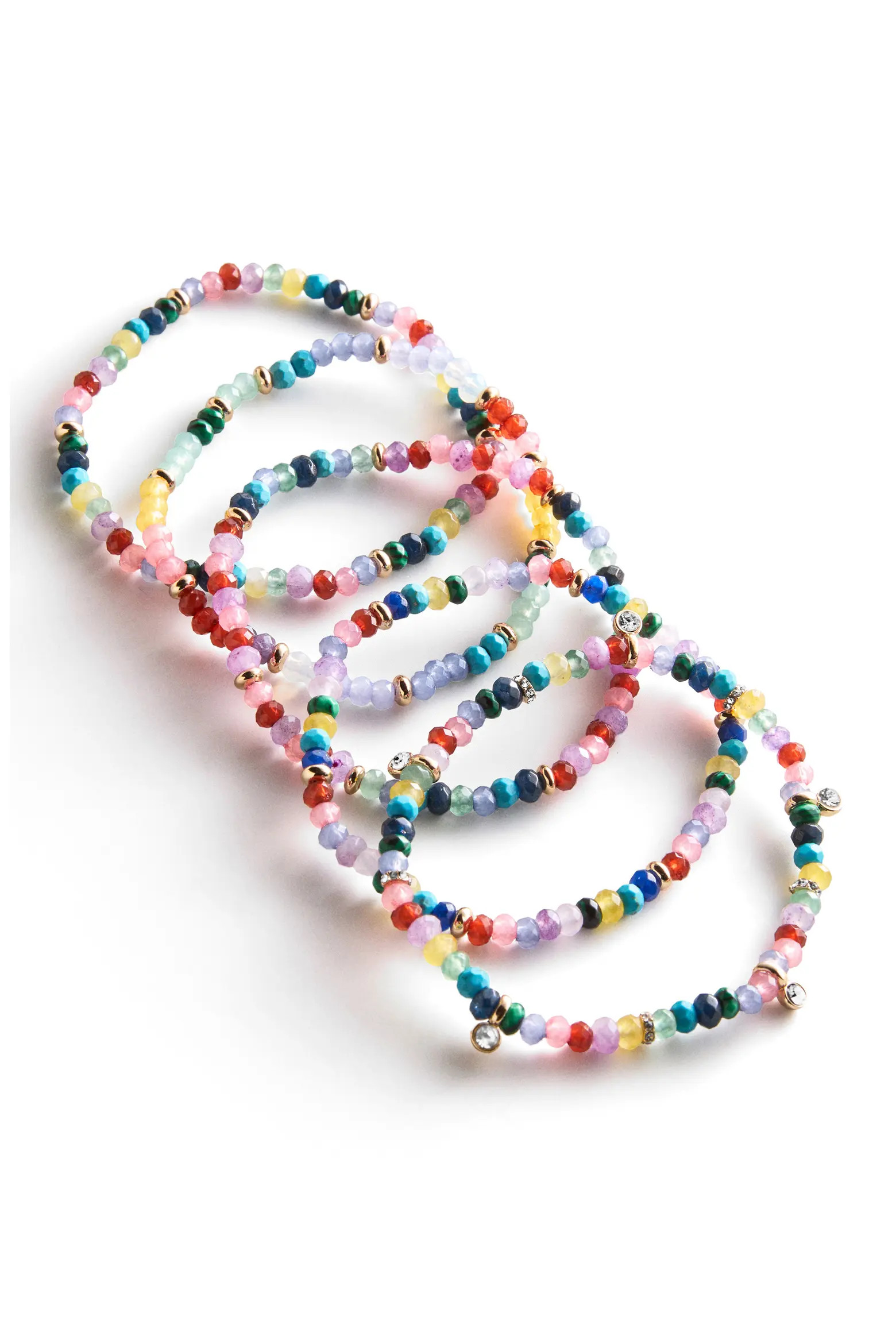Set of 5 Beaded Stretch Bracelets (Women) | Nordstrom | Nordstrom