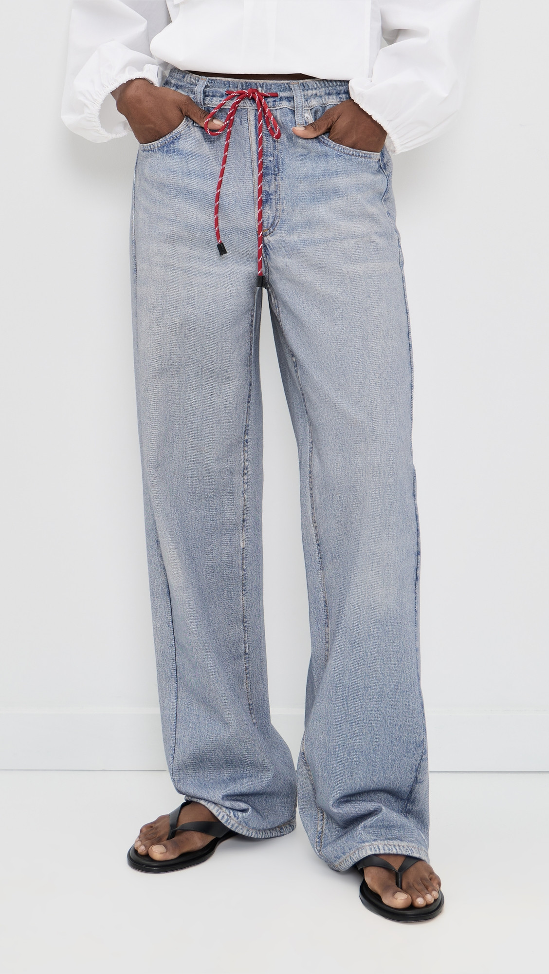 rag & bone Miramar Terry Drawcord Wide Pants Brighton XS | Shopbop