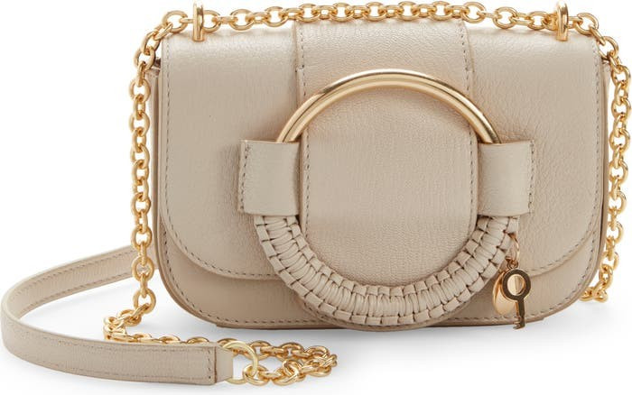 See by Chloé Hana Chain Crossbody Bag Beige Bag Bags nordstrom sale nsale 2022 | Nordstrom
