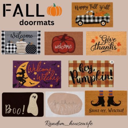Getting ready with fall with some fun door mats

#LTKhome #LTKSeasonal