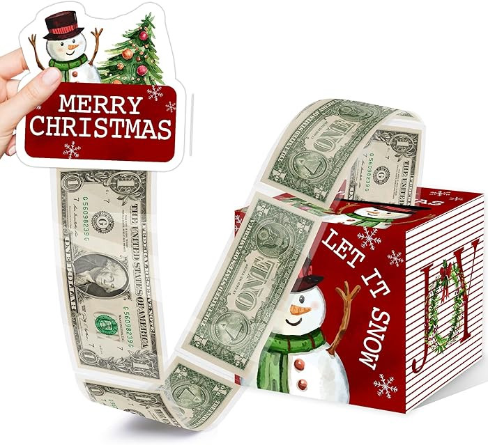 Christmas Cash Gift Box - Money Pull Box Holder for Surprising Gifts & Decorations | Amazon (US)