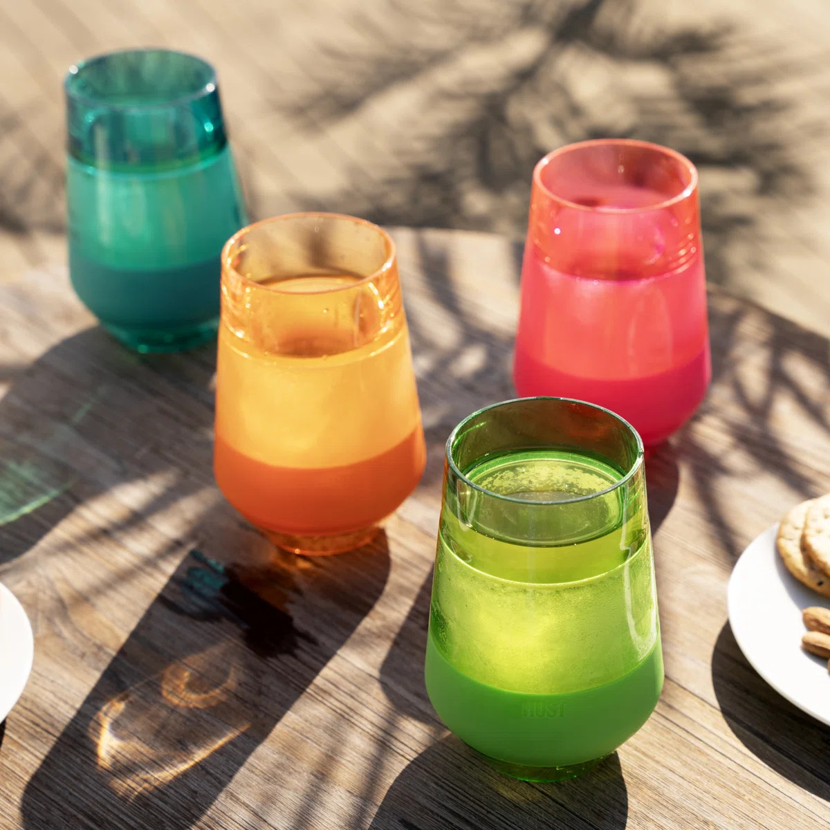 Wine FREEZE XL Cooling Cup in Assorted Vivid Colors, Set of 4 | Wayfair North America