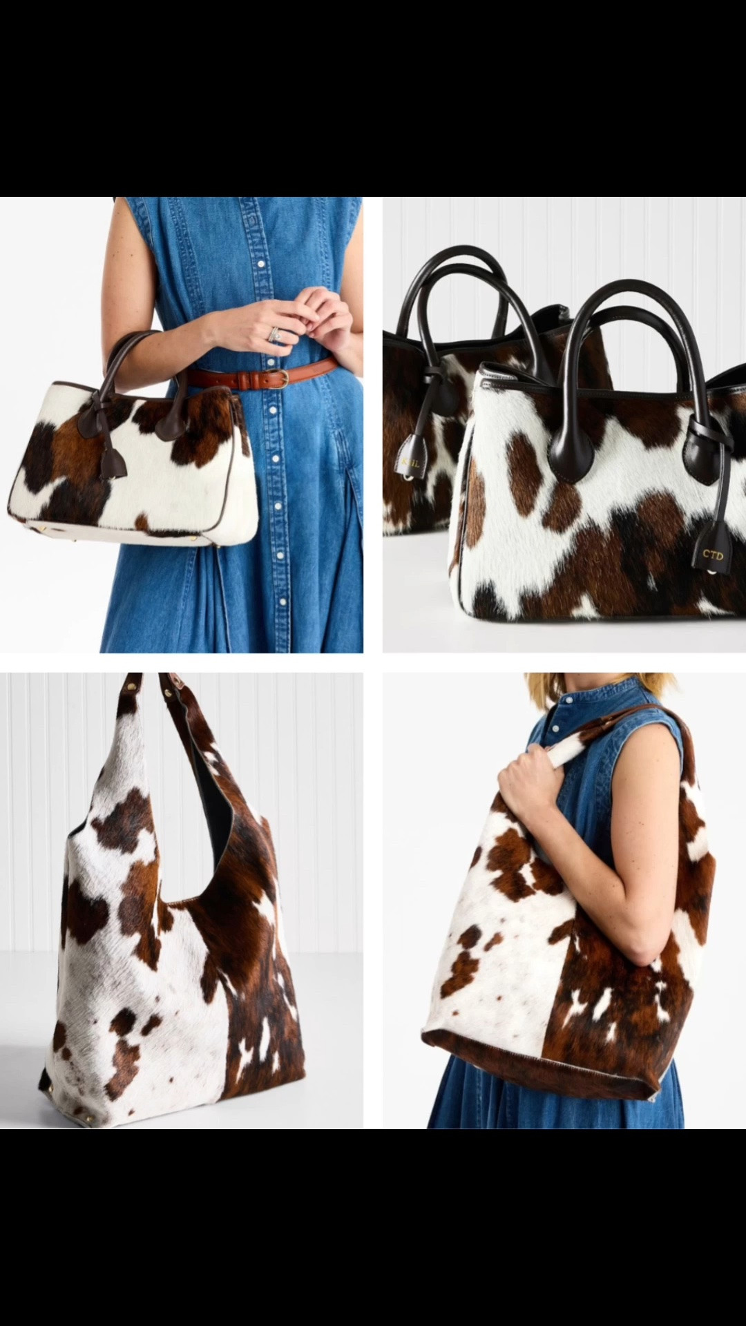 The chicest cowhide bags for this upcoming season!

#LTKSeasonal #LTKWorkwear #LTKootd