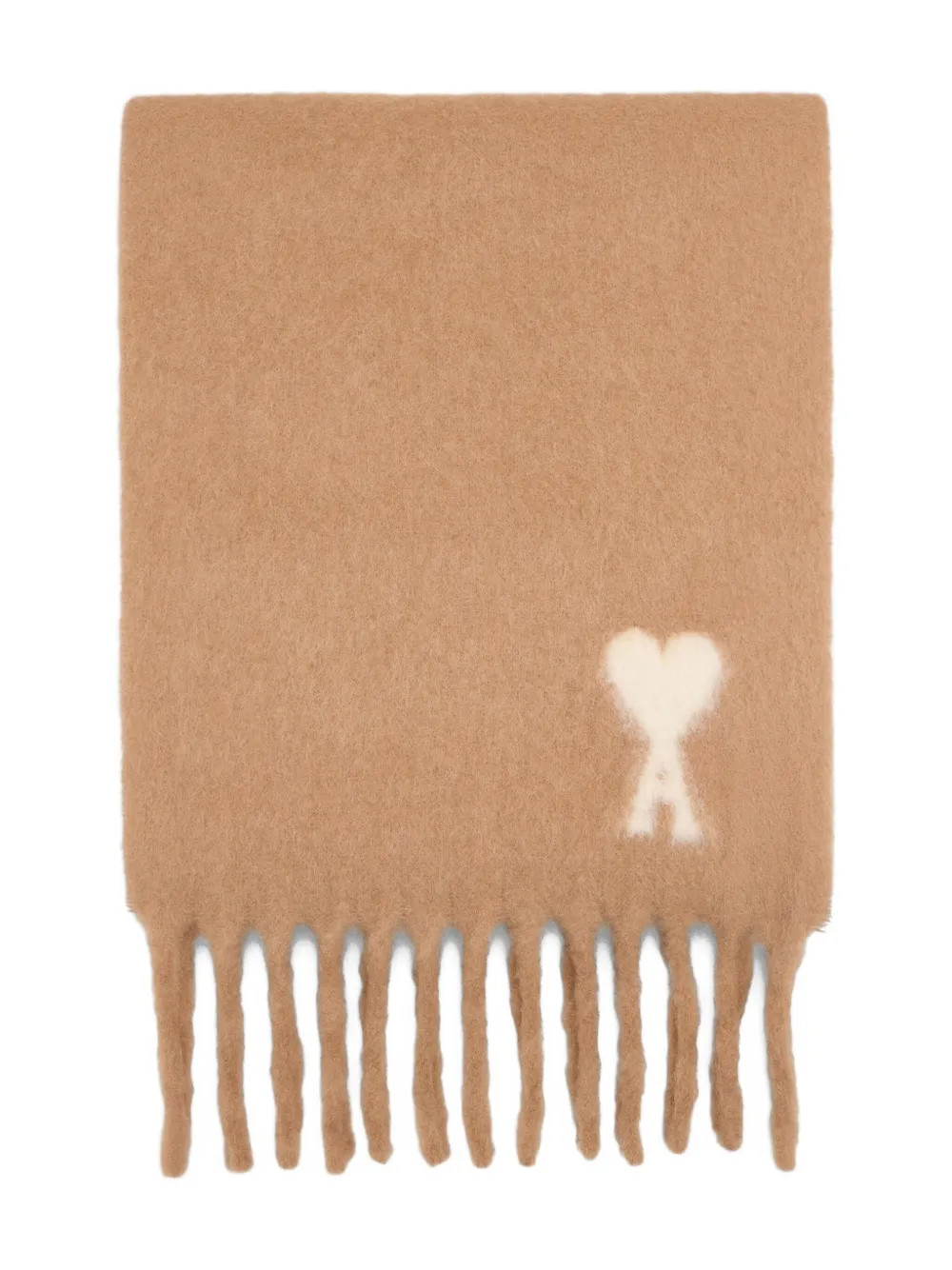 AMI Paris Ami De Coeur Scarf | Neutrals | FARFETCH | Farfetch Global