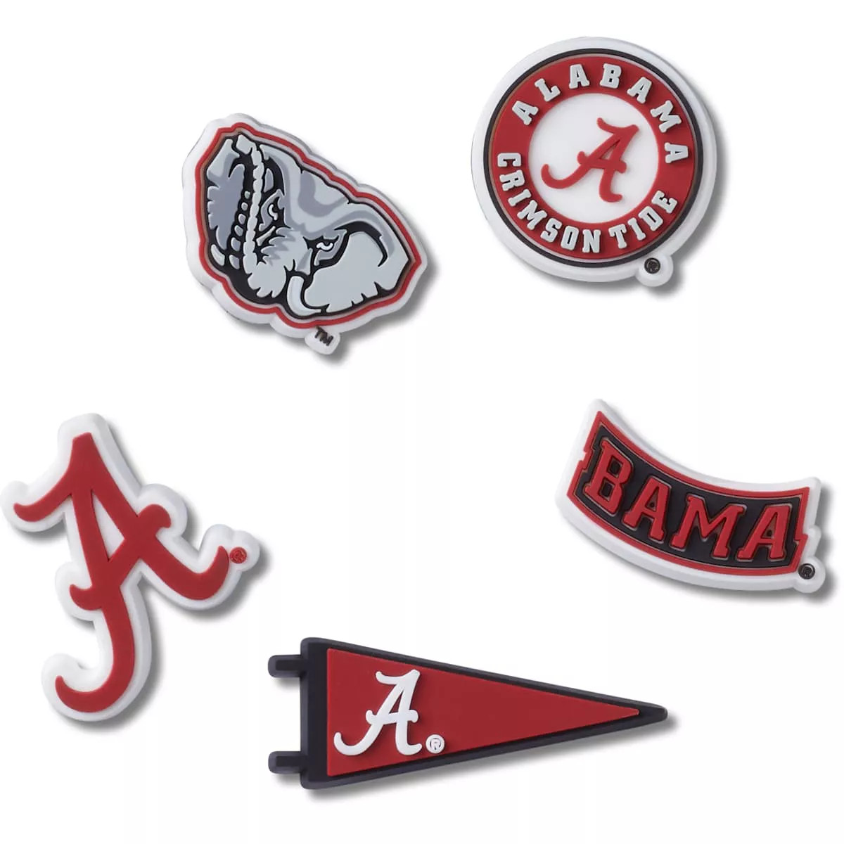 Crocs Jibbitz Kids University of Alabama Sports Shoe Charms 5pk | Target