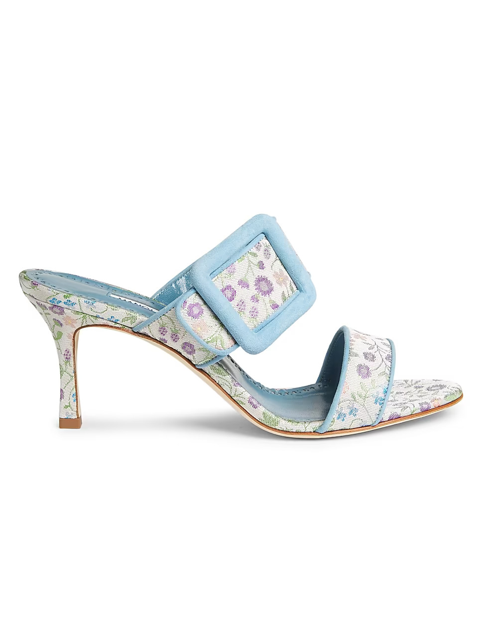 Gable 75MM Floral Jacquard Mules | Saks Fifth Avenue