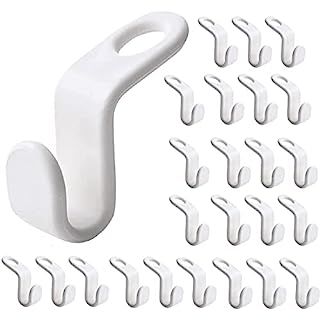 30 Pcs Clothes Hanger Connector Hooks Plastic Cascading Hanger Hooks Extender Clips Heavy Duty Sp... | Amazon (US)