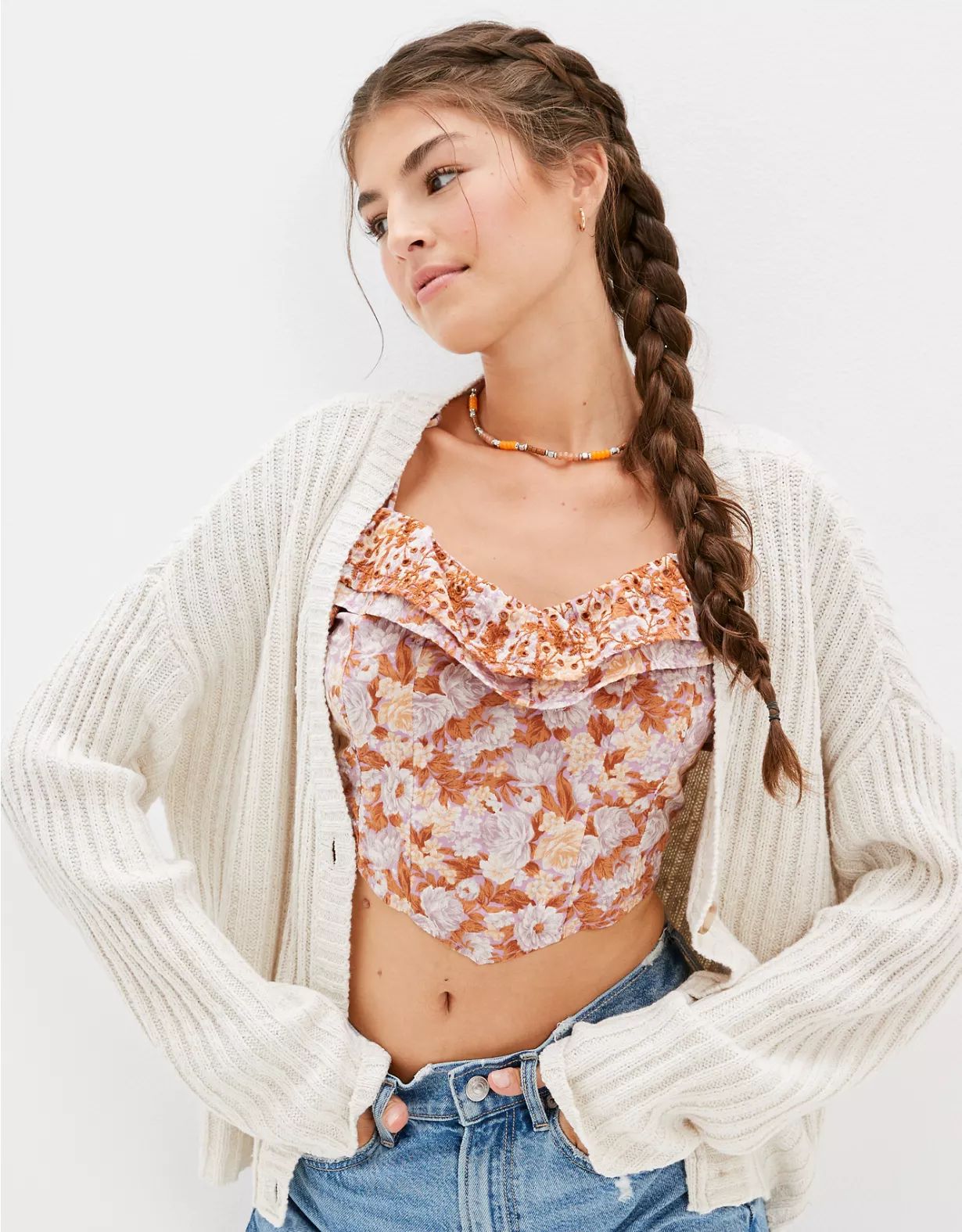 AE V-Neck Knit Cardigan | American Eagle Outfitters (US & CA)