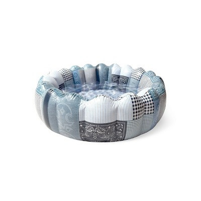 MINNIDIP Minni Tufted Pool - Denim Patchwork | Target