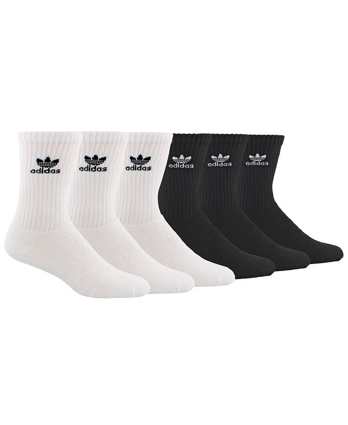 adidas Men's 6-Pk. Crew Socks & Reviews - Activewear - Men - Macy's | Macys (US)