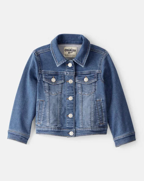 Toddler Girl Denim Jacket - Medium Wash - OshKosh B'gosh | Carter's | Carter's Inc