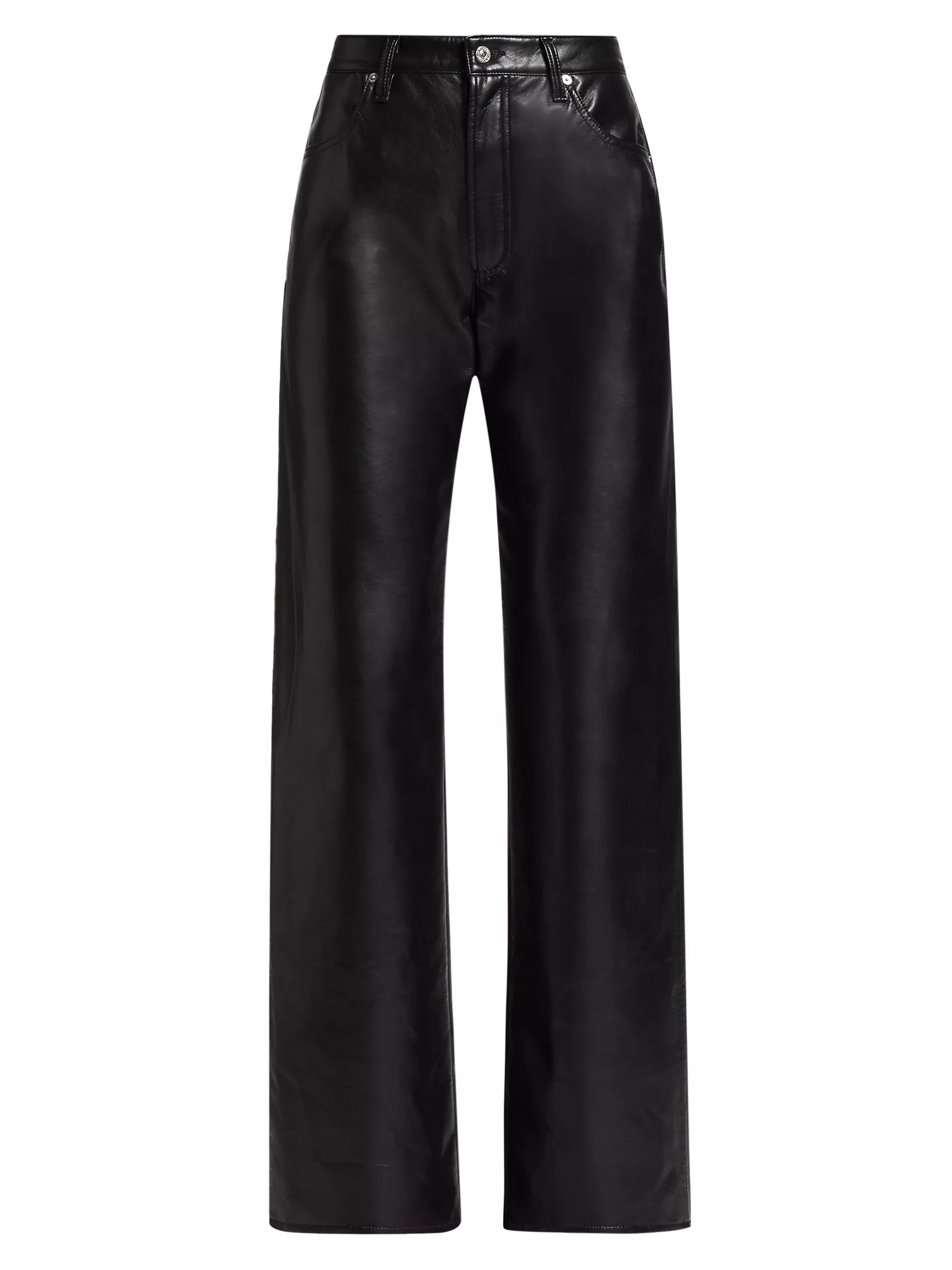 Annina Recycled Leather Trousers | Saks Fifth Avenue