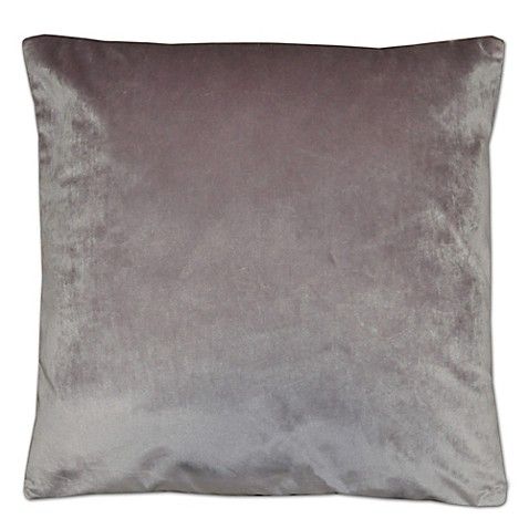 Solid Knit Velvet Square Throw Pillow | Bed Bath & Beyond