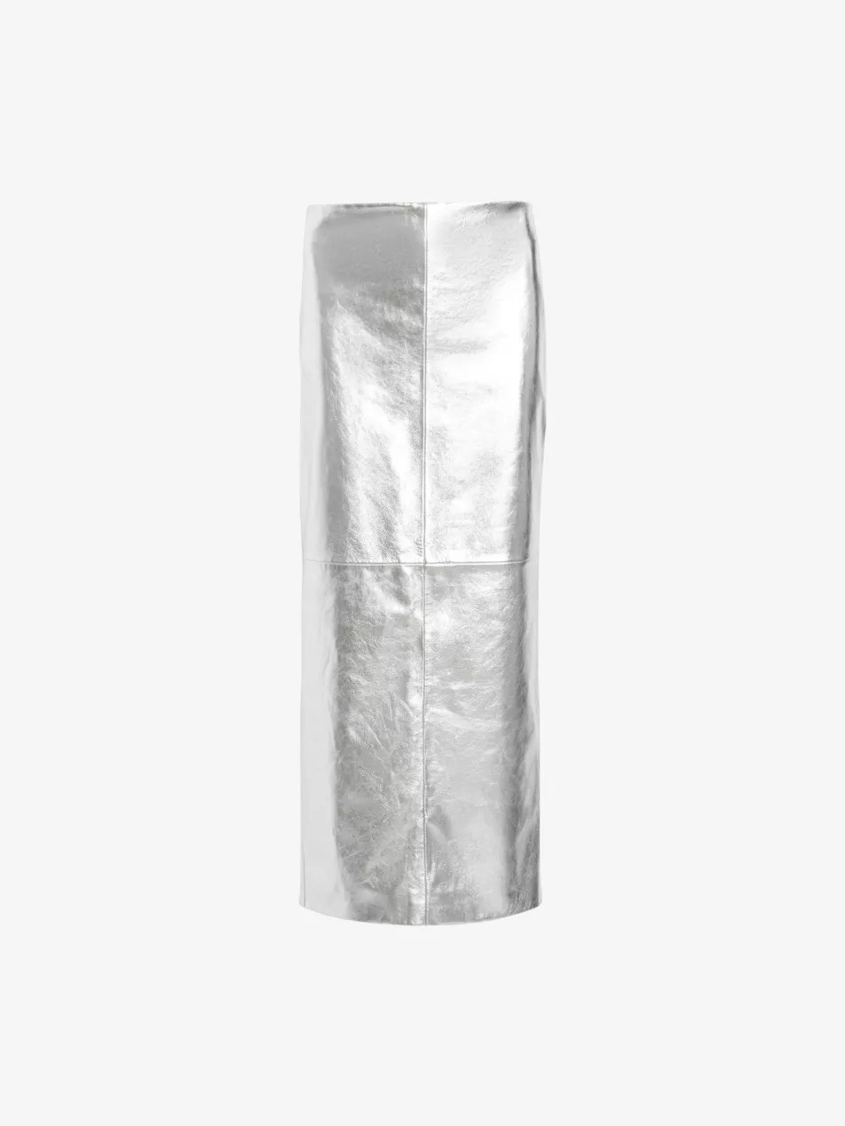 Renai Slim-Fit Leather Pencil Skirt | Selfridges