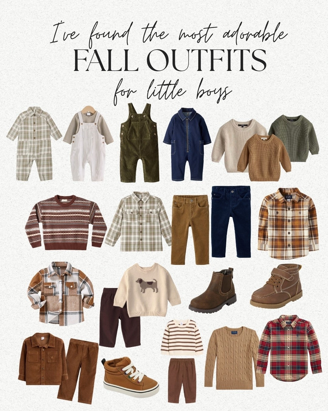 Fall clothing for little boys is SO fun to shop for! All these picks will look great for family or school pictures. #fallboyoutfits #fallfamilyphotooutfits

#LTKKids