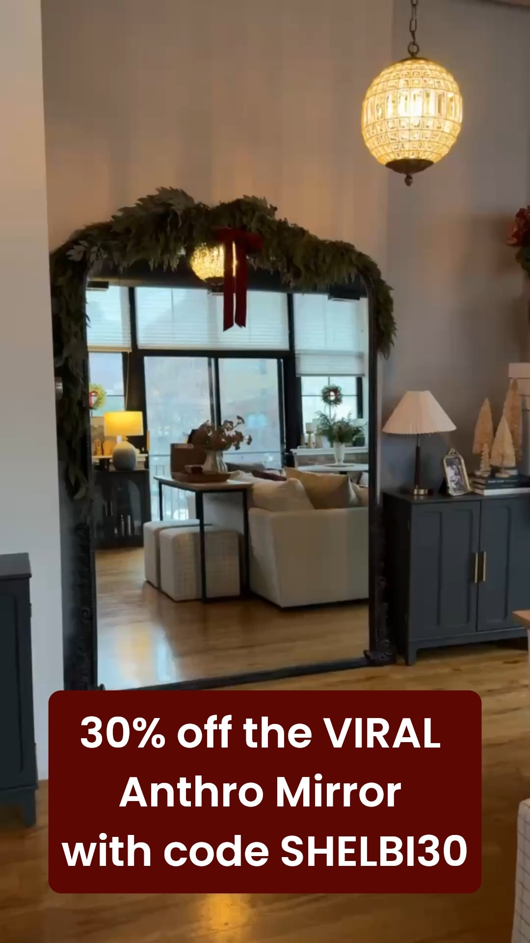 30% off the VIRAL floor length mirror from Anthropologie with code SHELBI30!

#LTKCyberWeek #LTKHome #LTKGiftGuide