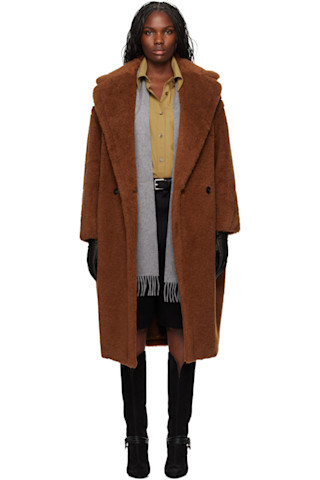 Tan Tedgirl Coat | SSENSE