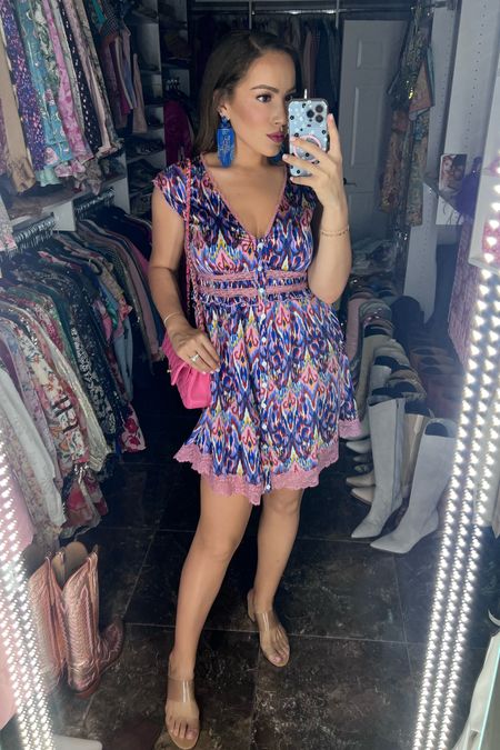 This dress reminds me of Lisa Frank early 2000’s energy! I love the pink lace and vibrant colors #shein #summerdress #girlystyle #shutzshoes #nordstrom

#LTKxNSale #LTKFindsUnder50 #LTKFindsUnder100