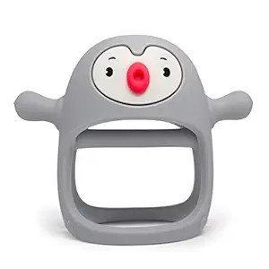 Smily Mia Penguin Baby Teething Toys for 3-6Months, Infant Handheld Pacifiers 0-6Months, 3Months ... | Amazon (US)