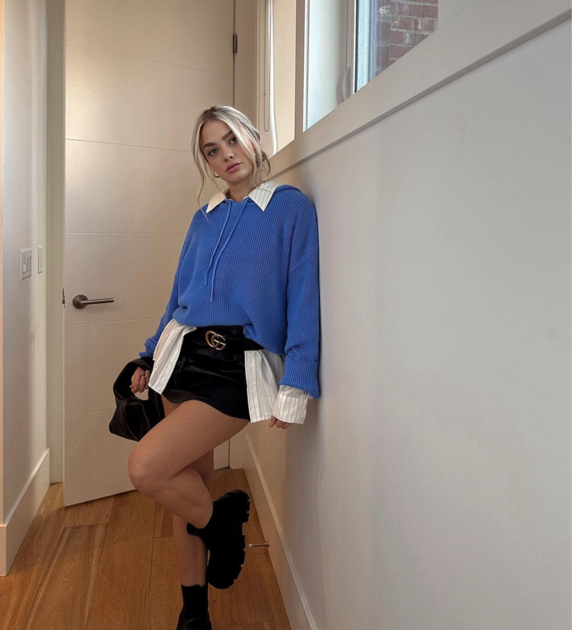 How to make a hoodie chic 💙

#LTKstyletip #LTKworkwear #LTKSeasonal