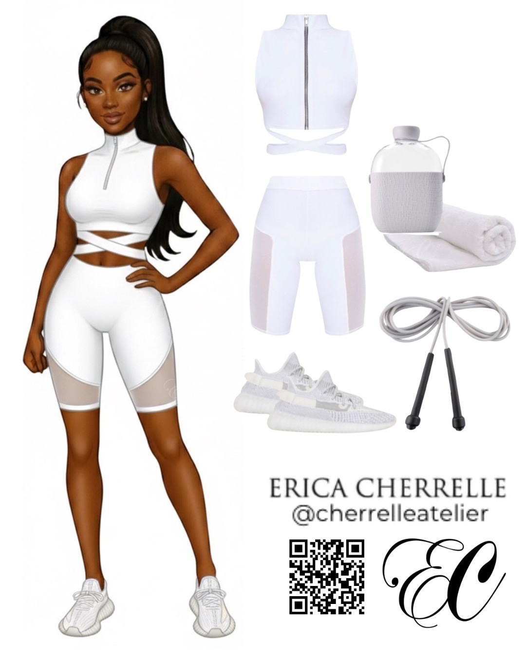 Break a sweat 💦 in style #fitspo 🏃🏾‍♀️👟 . Click the 🔗 www.EricaCherrelle.com full outfit details, Including shopping looks and looks for less options. ———————————————

#LTKActive #LTKootd #LTKfitnessgoals