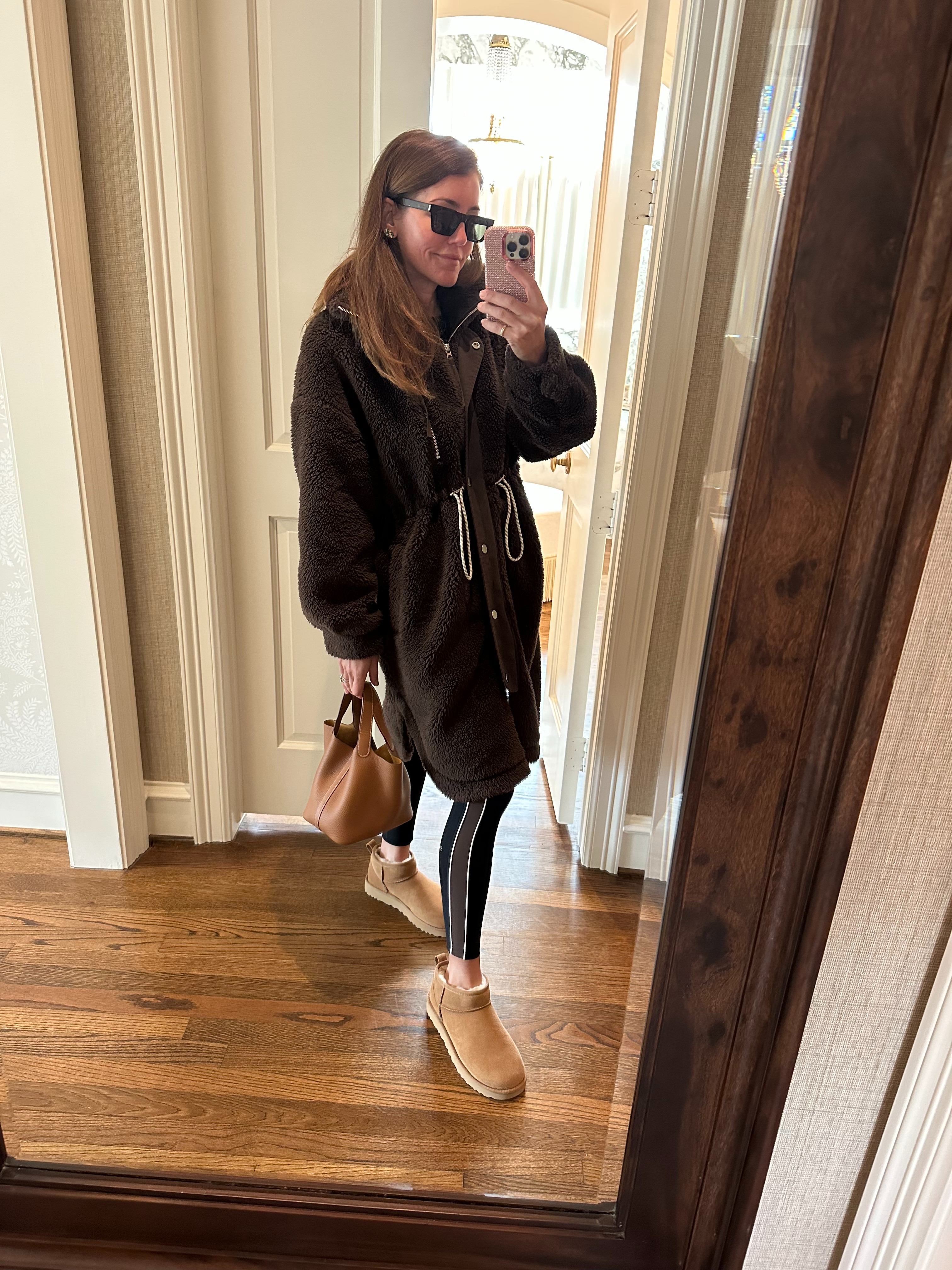 saint laurent sunnies // varley jacket // splits59 leggings // ugg boots // hermes bag 

 