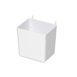 Small White Pegboard Storage Bin by Simply Tidy® | 4" x 3" x 4" | Michaels® | Michaels Stores