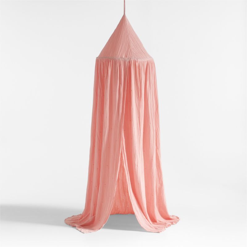 Temple Star Blossom Pink Kids Canopy + Reviews | Crate & Kids | Crate & Barrel