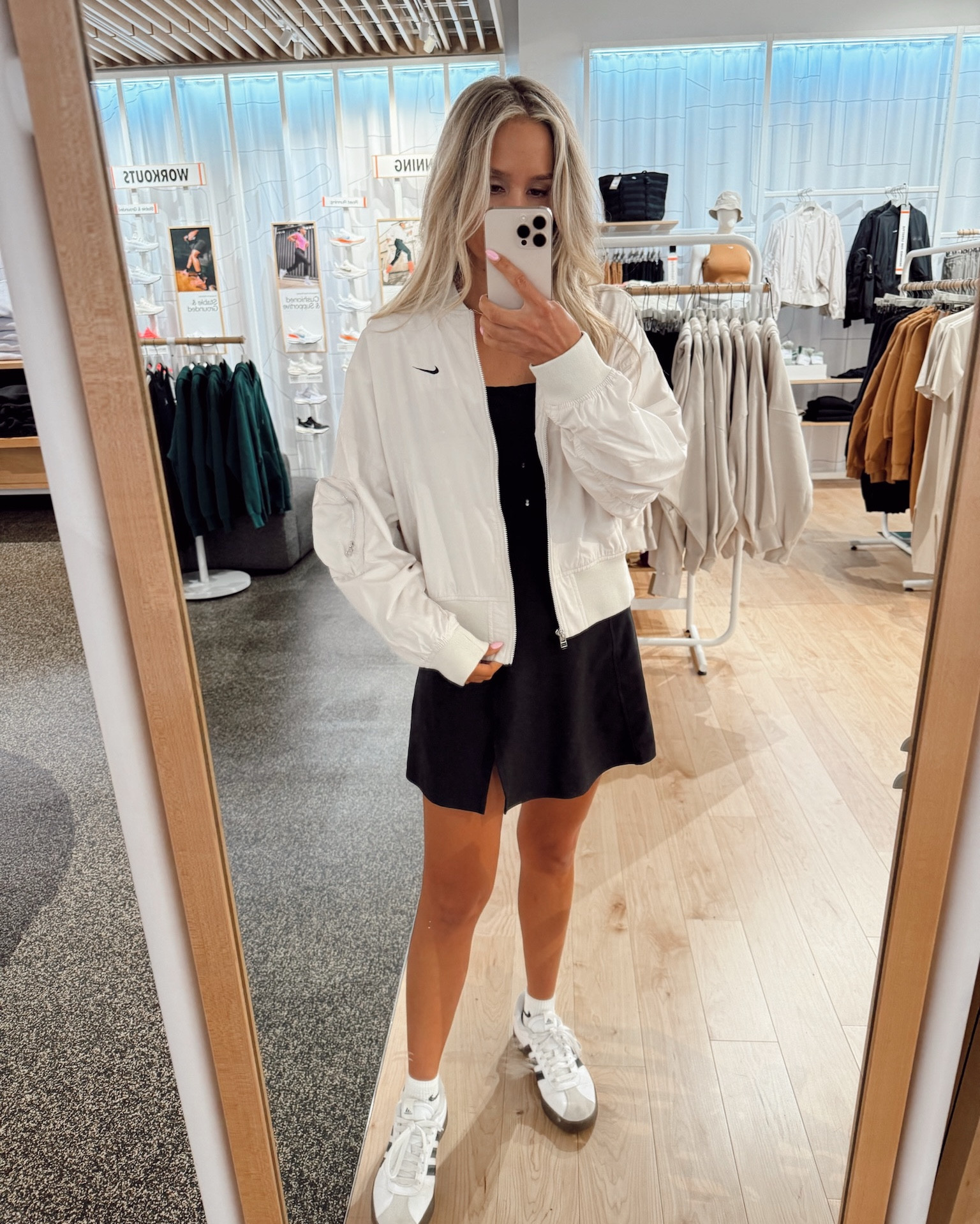 Athletic Outfit Inspo. 

Which is your fav color of jacket? 🖤🤍

#LTKShoeCrush #LTKFindsUnder100 #LTKStyleTip