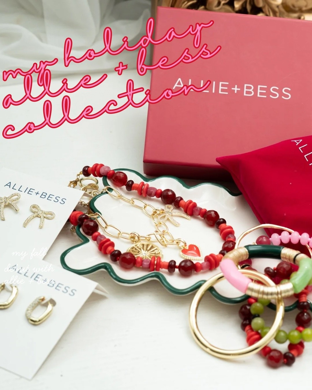 be extra sparkly this season!! my all new holiday debut with Allie+Bess is LIVE • shop now with NATASHA20 for 20% off my entire collection •  

#LTKStyleTip #LTKHoliday #LTKSeasonal