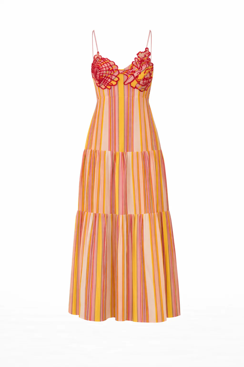 Taylor Candy Stripe Midi Dress | Anna Cate Collection