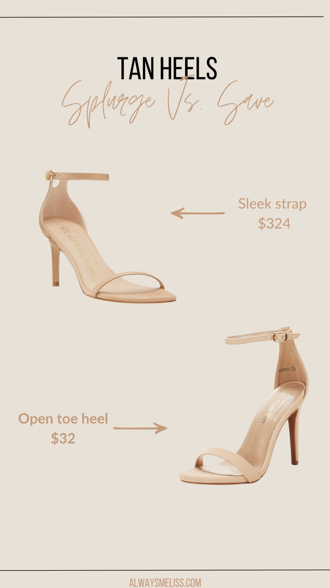 The perfect tan heels for a special occasions. Found a similar pair that’s budget friendly! 

#LTKShoeCrush #LTKSaleAlert #LTKxNSale