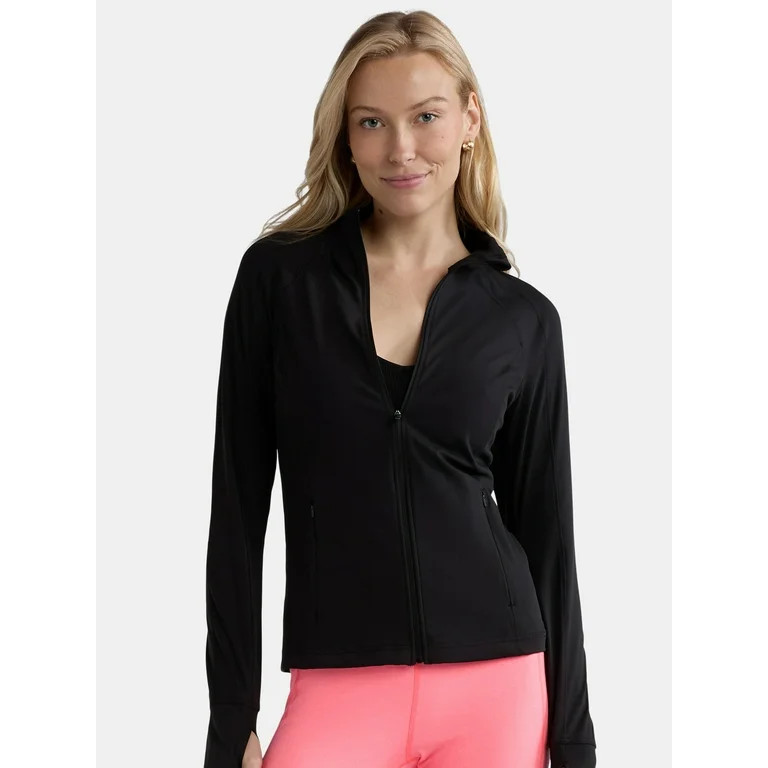 Avia Women's SoftSculpt Zip-Up Jacket, Sizes XS-XXXL | Walmart (US)