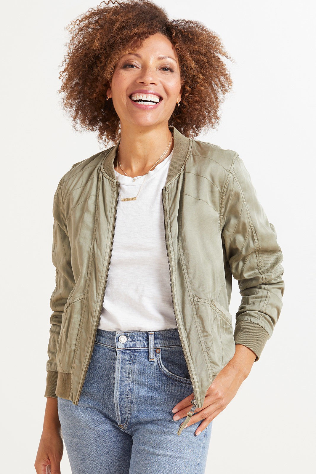 Andi Bomber Jacket | Evereve