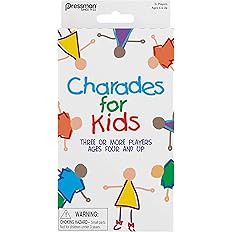 Pressman Charades for Kids Peggable - No Reading Required Family Game Multicolor ,5" | Amazon (US)