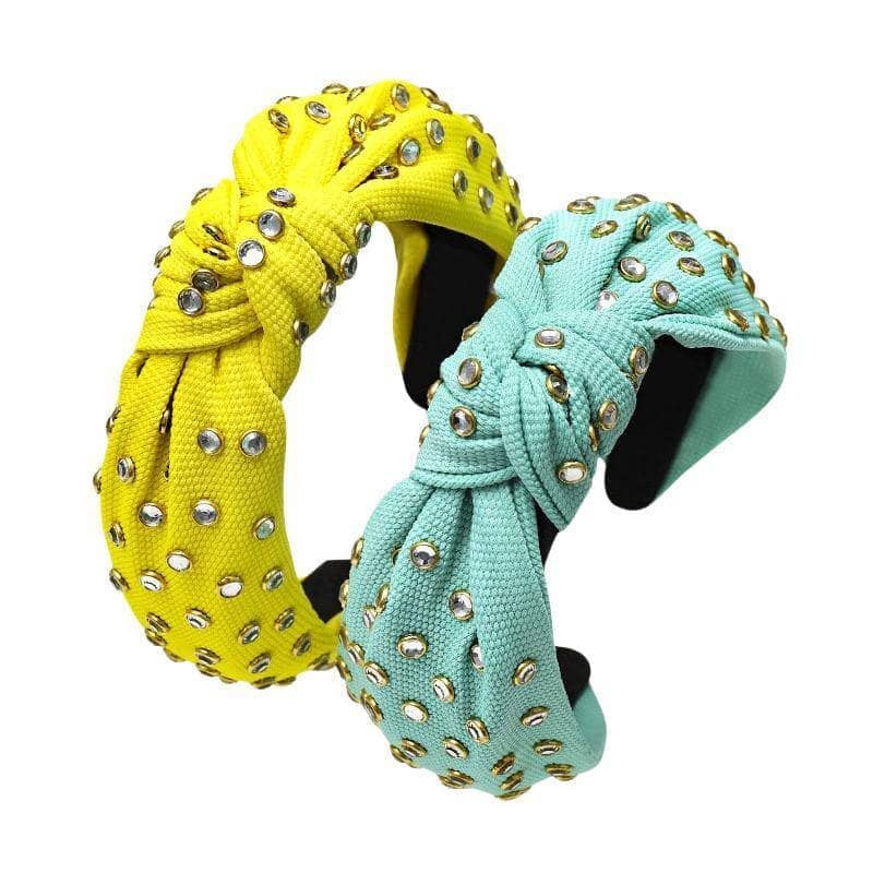Crystal Studded Knot Headband | Lola + The Boys