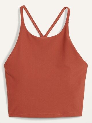 Light Support PowerSoft Longline Sports Bra for Women | Old Navy (US)