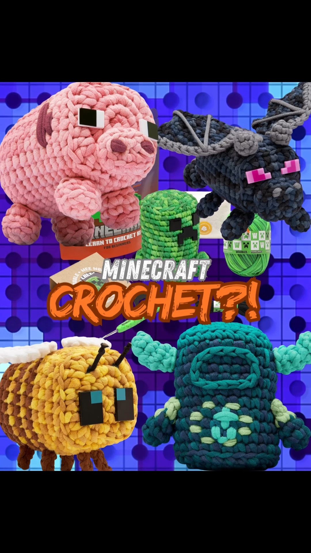 The perfect gift for little gamers who also love their plushies. Amazing project for homeschool families too to learn and new still while connecting to something the kids love!
#minecraft#crochett

#LTKKids #LTKmomlife #LTKGiftGuide