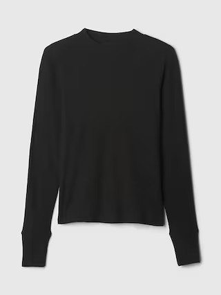 Essential Rib Mockneck T-Shirt | Gap (US)