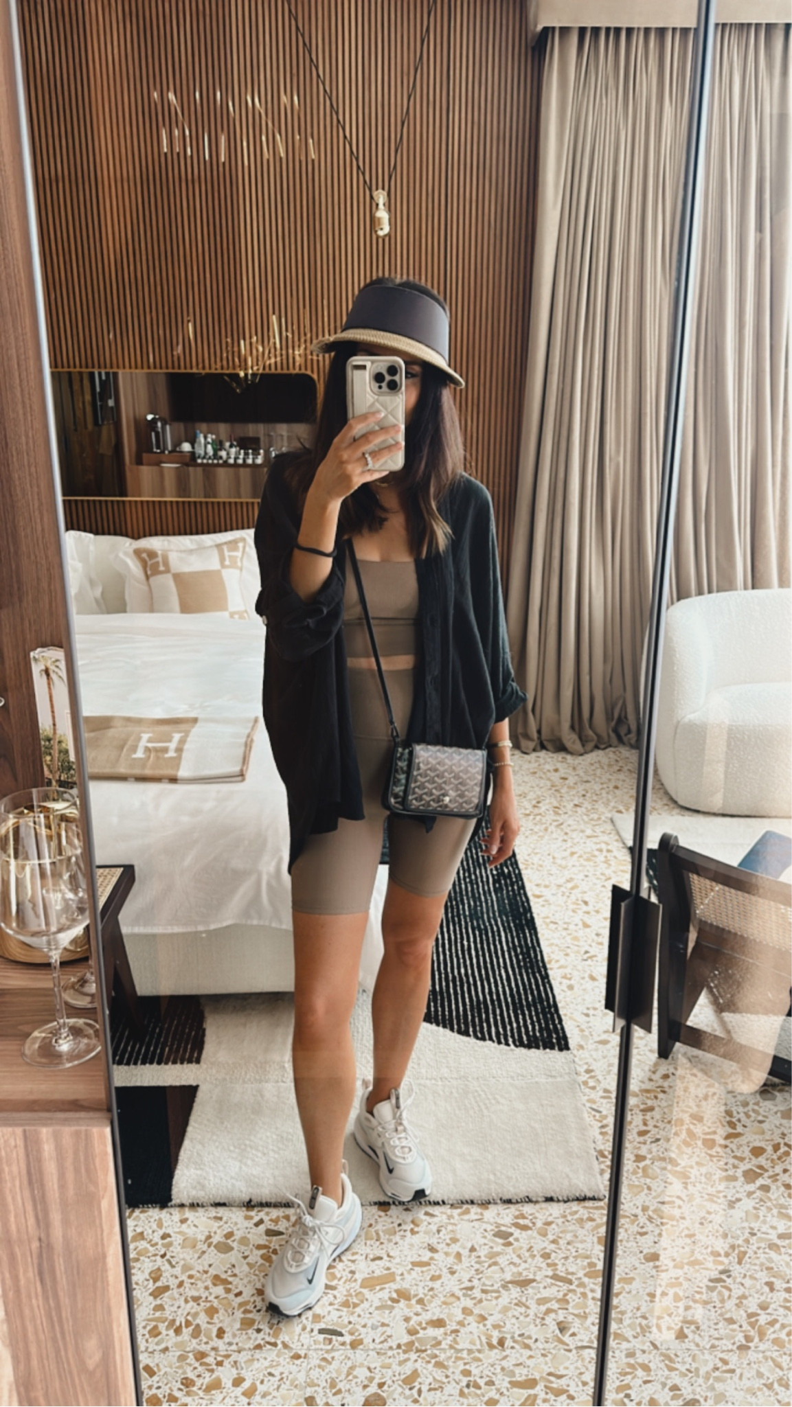 I'm just shy of 5-7" wearing the size XS top, small shorts, sneakers run true to size, varley, athleisure, StylinByAylin

#LTKstyletip #LTKfit #LTKunder50