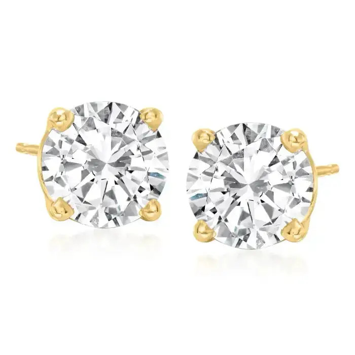 Anna Zuckerman Bethenny Frankel Just Like Diamonds 4 Carat Studs | Anna Zuckerman