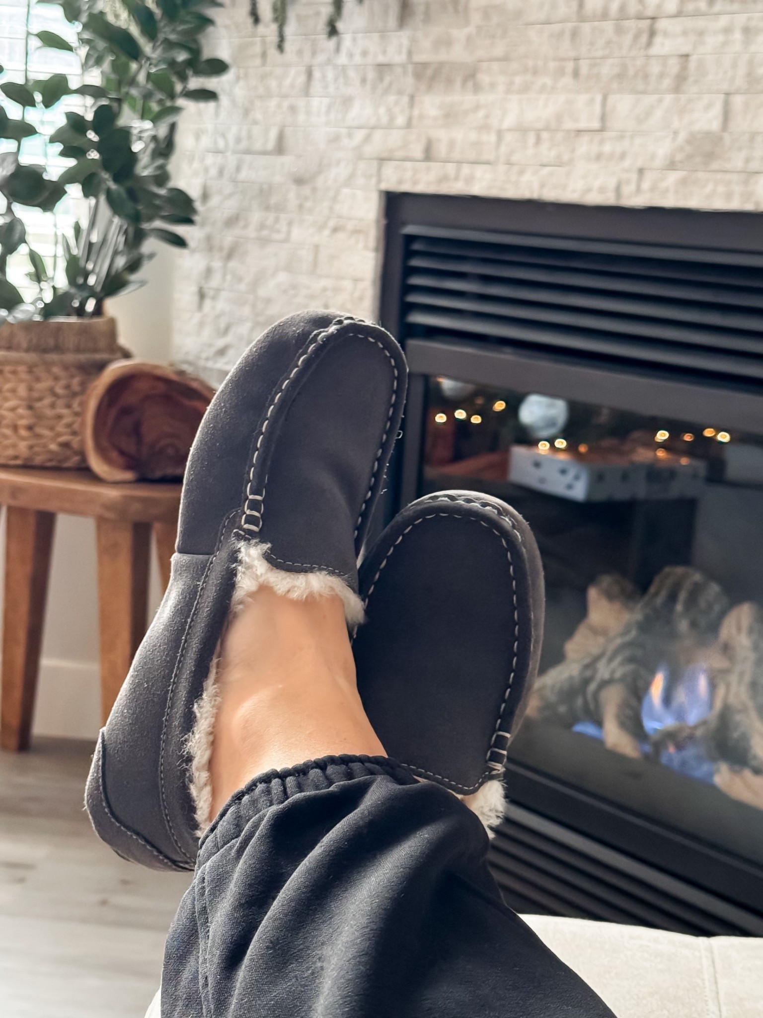 On SALE Now!! 
Cold-day comfort unlocked. 
These Fireside by Dearfoams Mel Genuine Shearling Moccasins are truly my happy place in slipper form. The real shearling lining is insanely soft, warm, and plush—like wrapping your feet in a tiny heated cloud. The suede exterior feels luxe and holds up beautifully, and I love that you can wear them inside for cozy days by the fire or out to grab packages, run errands, or school pickup thanks to the sturdy outsole.

If you need a winter upgrade or the perfect gift, these are the slippers you’ll reach for every single morning. Trust me… once you slip them on, you won’t want to take them off.

cozy slippers • sherpa slippers women • house shoes winter • warm winter slippers • genuine shearling moccasins • women’s suede slippers • holiday gift ideas for her • comfy indoor outdoor slippers • slippers for cold feet
winter comfort essentials • cozy style • slipper season • home comfort • dearfoams


#LTKFindsUnder50 #LTKSaleAlert #LTKGiftGuide
