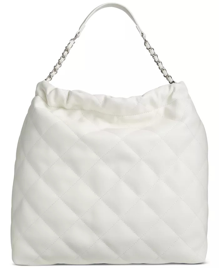 I.N.C. International Concepts Kyliee Quilted Faux Leather Large Shoulder Bag, Created for Macy's ... | Macy's