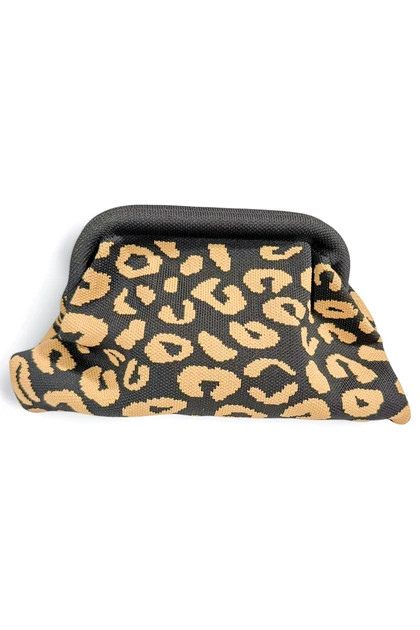 Wild Thoughts Dark Brush Leopard Clutch | The Willow Tree