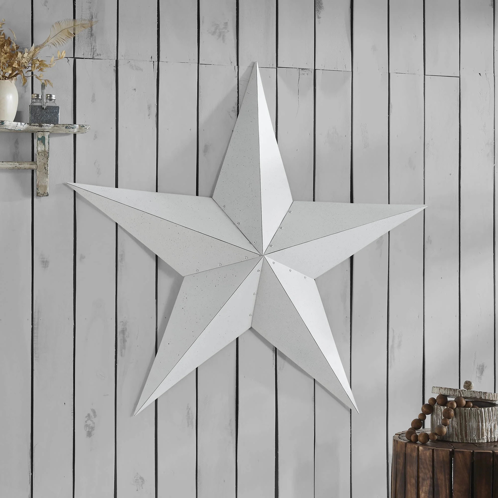 VHC Brands Patriotic Metal Star Speckled Distressed 48x48, Independence Day Decor, Decorative Wal... | Walmart (US)