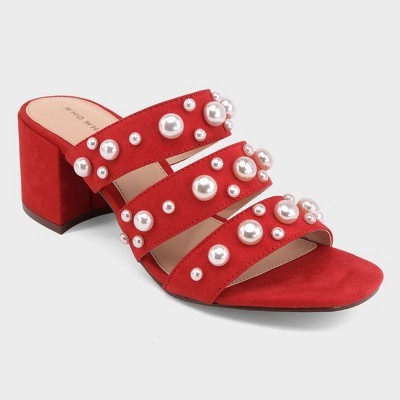 Women's Alice Multi Band Pearl Heeled Pumps - Who What Wear™ | Target