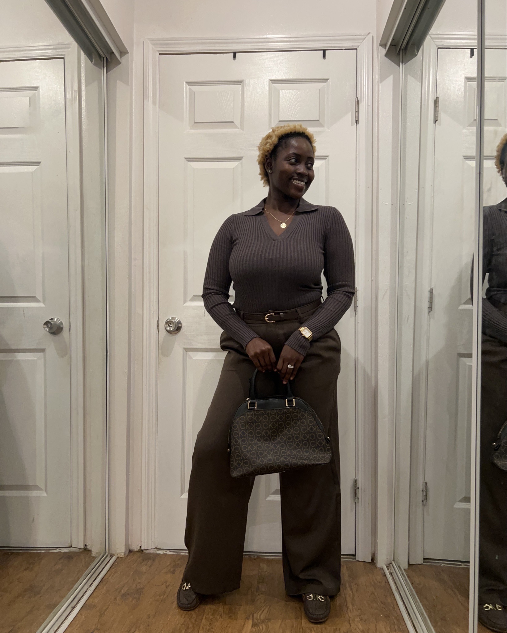 Mocha classy work babe outfit 🤎#LTKCyberWeek

#LTKHoliday #LTKFindsUnder100