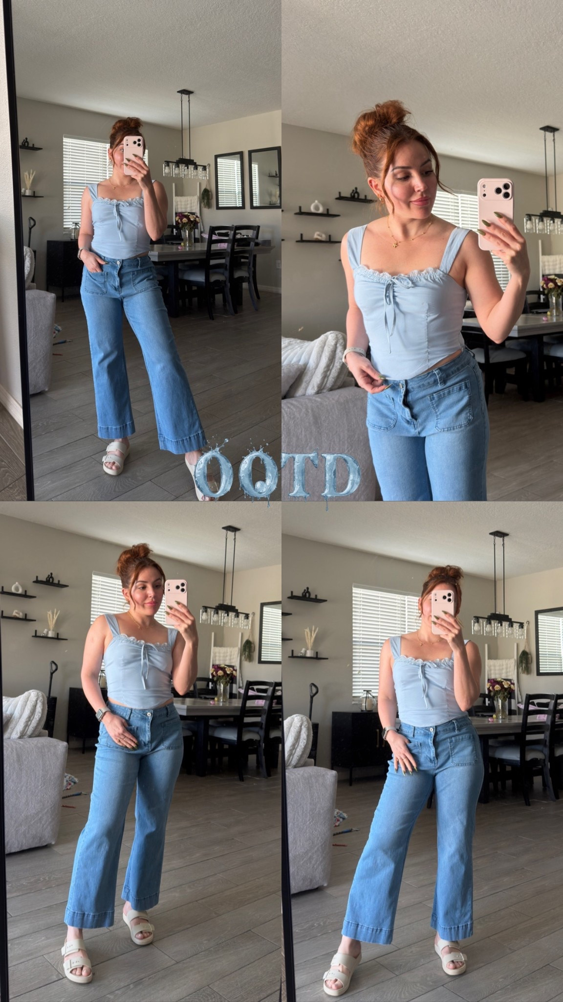 The min is 70 degrees outside 🩵 OOTD

#LTKPetite #LTKSaleAlert #LTKootd