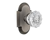 Nostalgic Warehouse Cottage Plate with Crystal Glass Door Knob, Single Dummy, Antique Pewter | Amazon (US)